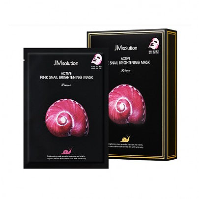 JMsolution Active Pink Snail Brightning Mask