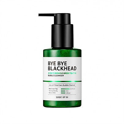 [SOME BY MI] Bye Bye Blackhead 30Days Miracle Green Tea Tox Bubble Cleanser 120g