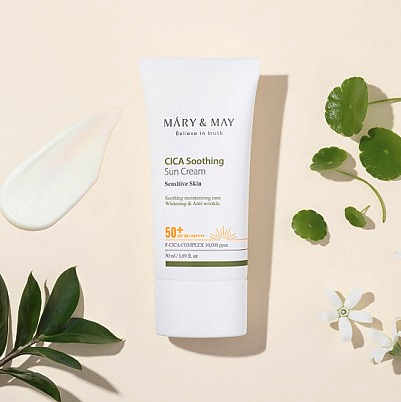 Mary & May Cica Soothing Sun Cream SPF 50+/PA ++++