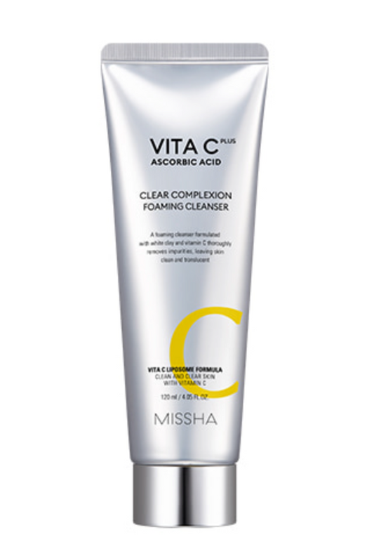 Missha Vita C plus Ascorbic Acid Clear Complexion Foaming Cleanser