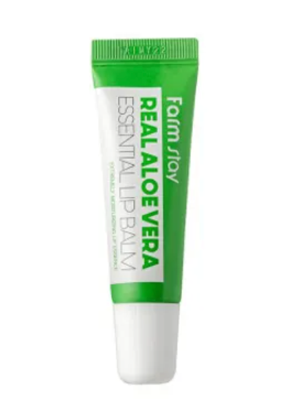 Farmstay Real Essential Lip Balm Aloe Vera