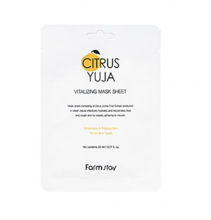 Farmstay Citrus Yuja Vitalizing Mask Sheet