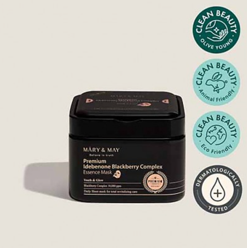 Mary & May Premium Idebenone Blackberry Complex Essence Mask