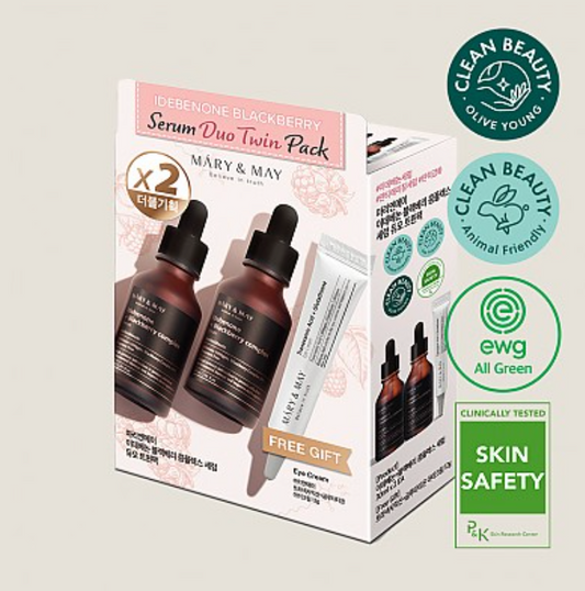 Mary & May Idebenone Blackberry Serum Duo Twin Pack