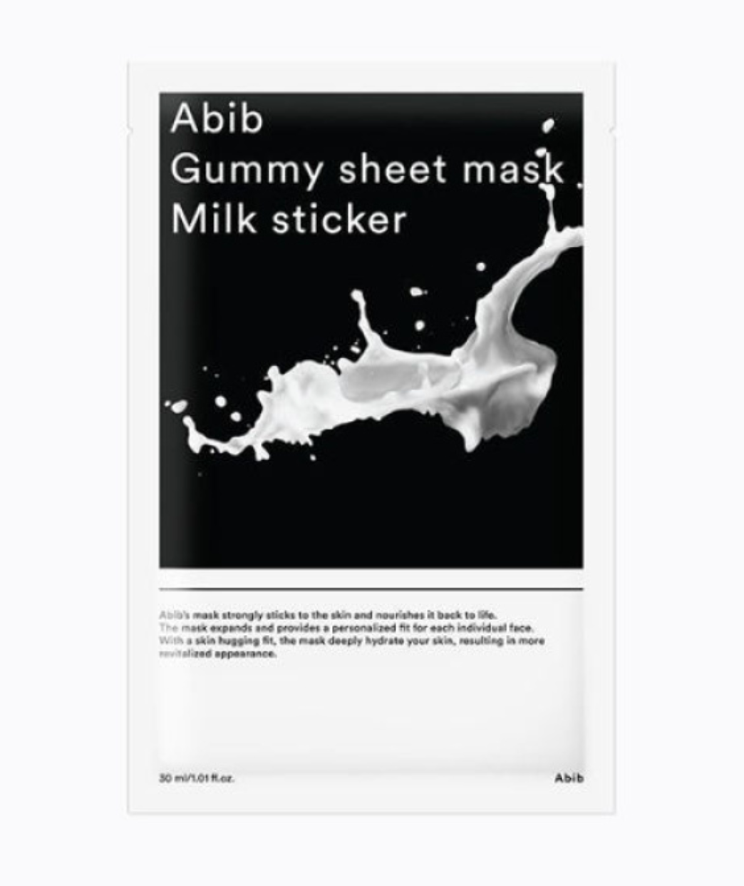 Abib Gummy Sheet Mask Milk Sticker