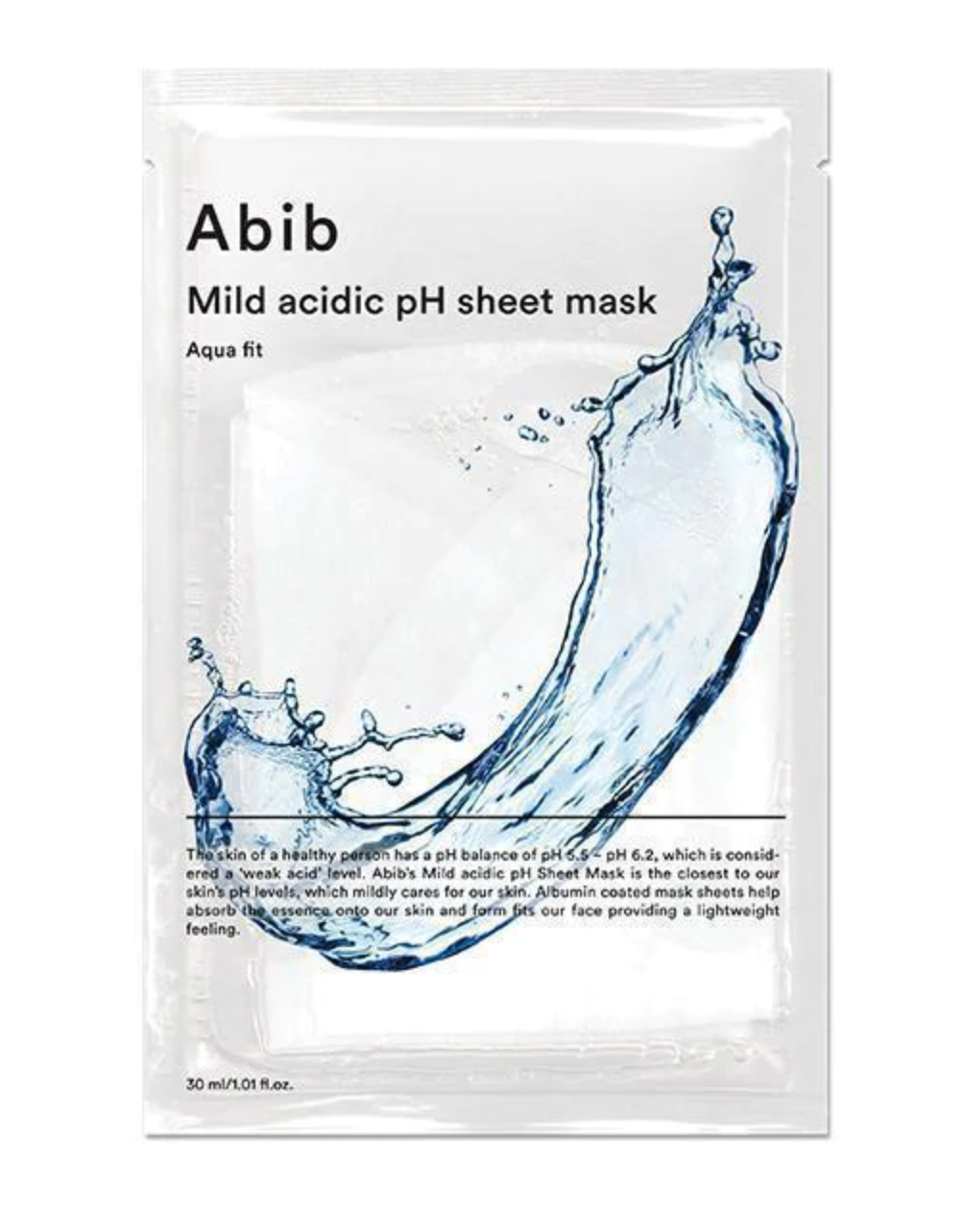 Abib Mild Acidic pH Sheet Mask Aqua Fit