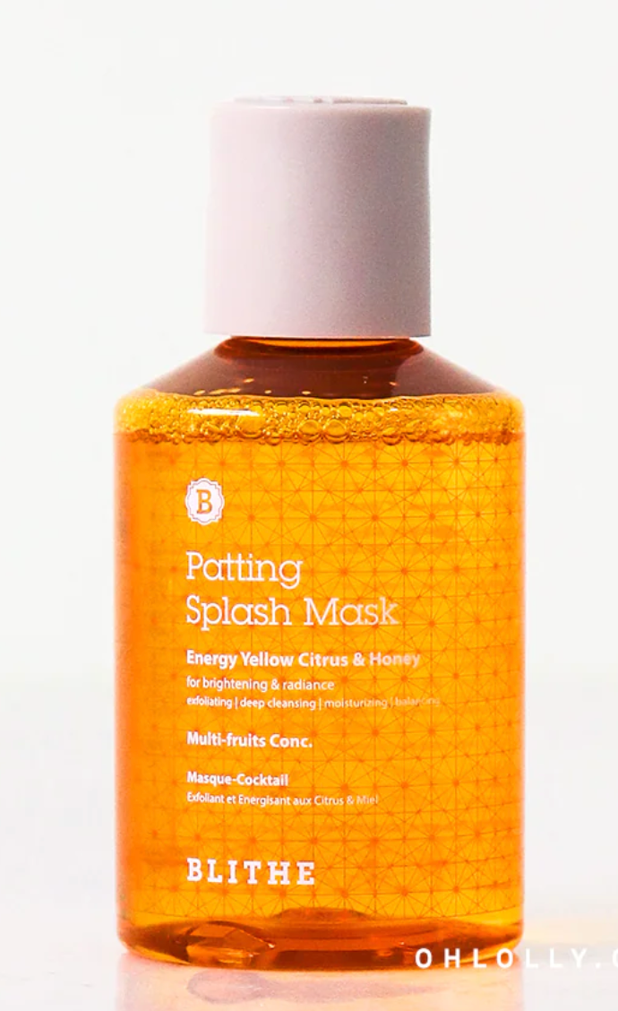 Blithe Patting Splash Mask Energy Yellow Citrus & Honey