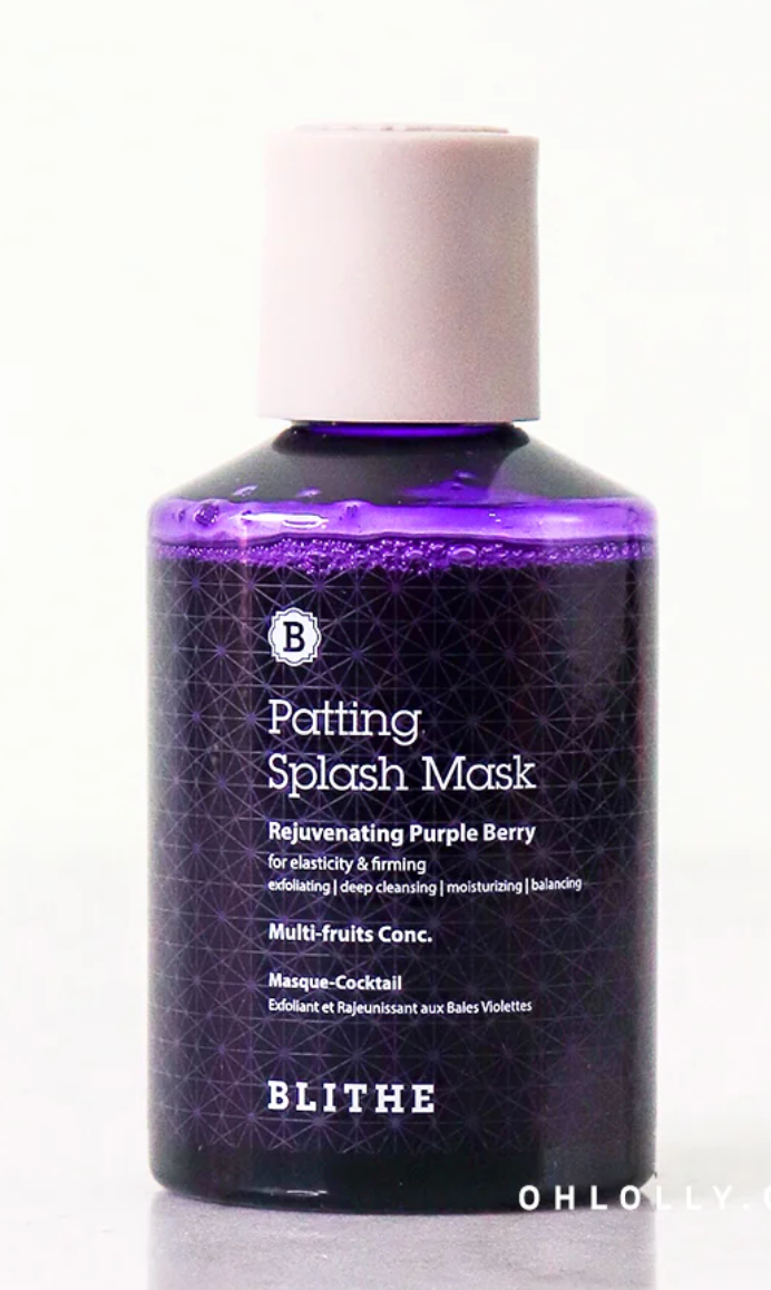 Blithe Patting Splash Mask Rejuvenating Purple Berry