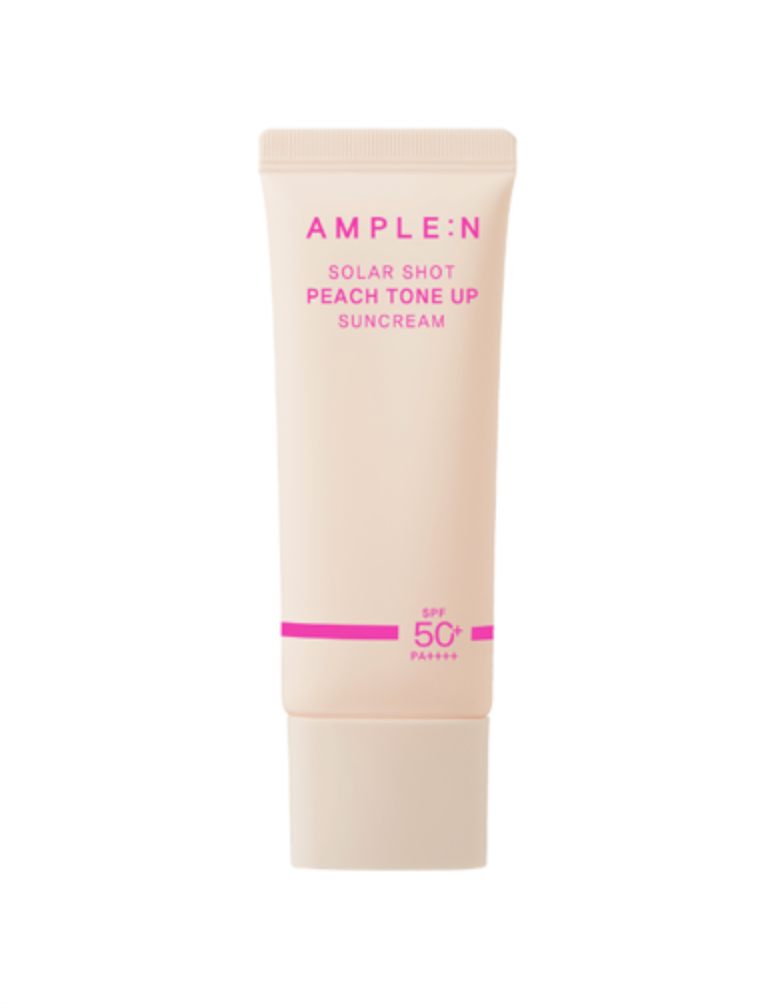 Ample n Solar Shot Peach Tone Up Sun Cream SPF 50+/