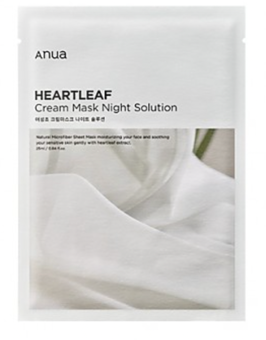 Anua Heartleaf Cream Mask Night Solution