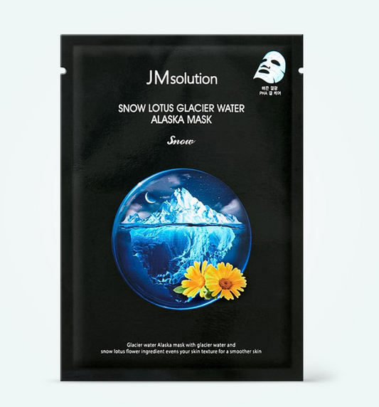 JMsolution Snow Lotus Glacier Water Alaska Mask