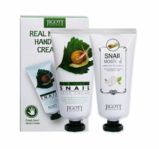 Jigott Real Moisture Hand & Foot Cream Set