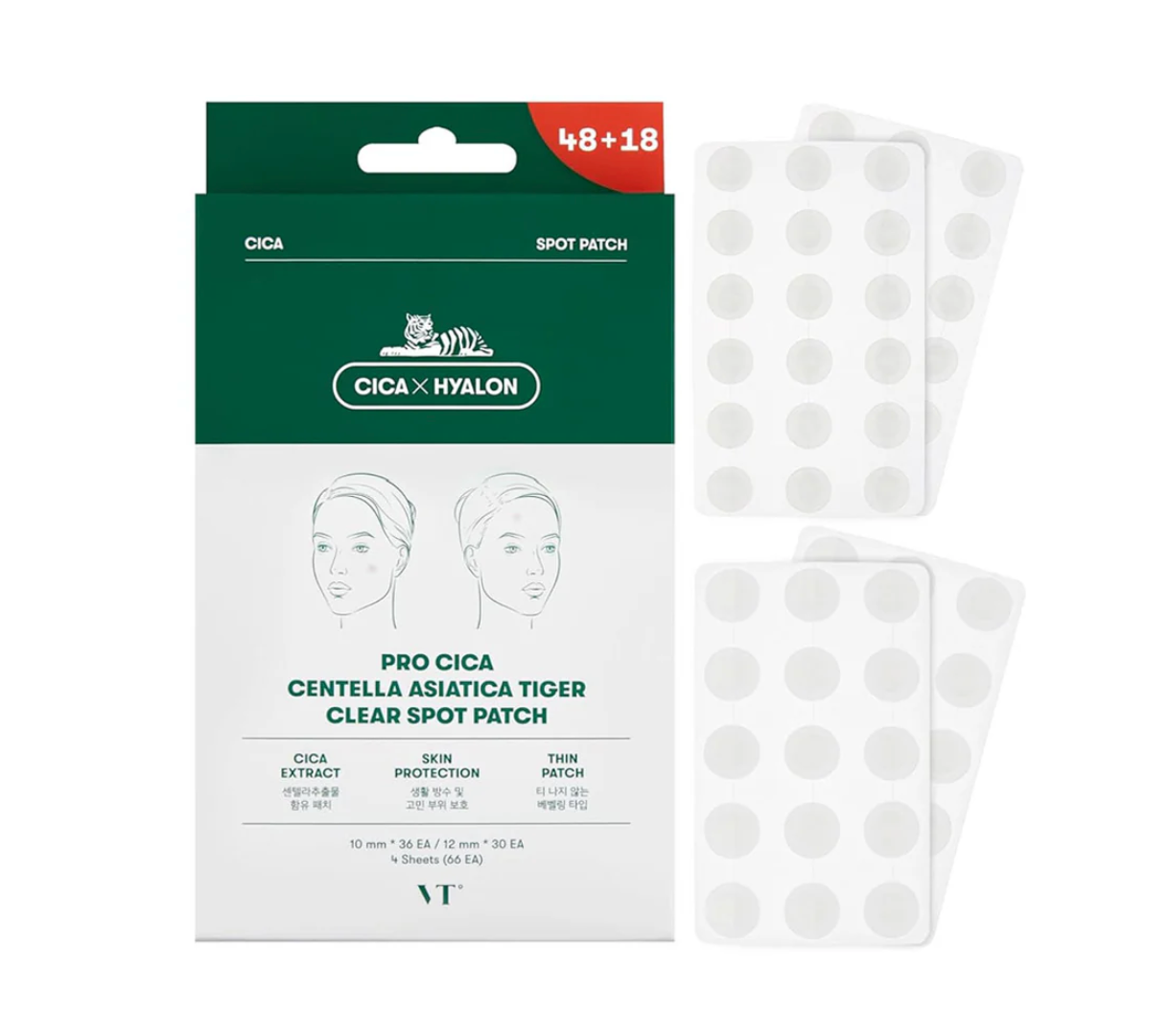 VT Pro Cica Centella Asiatica Tiger Clear Spot Patch