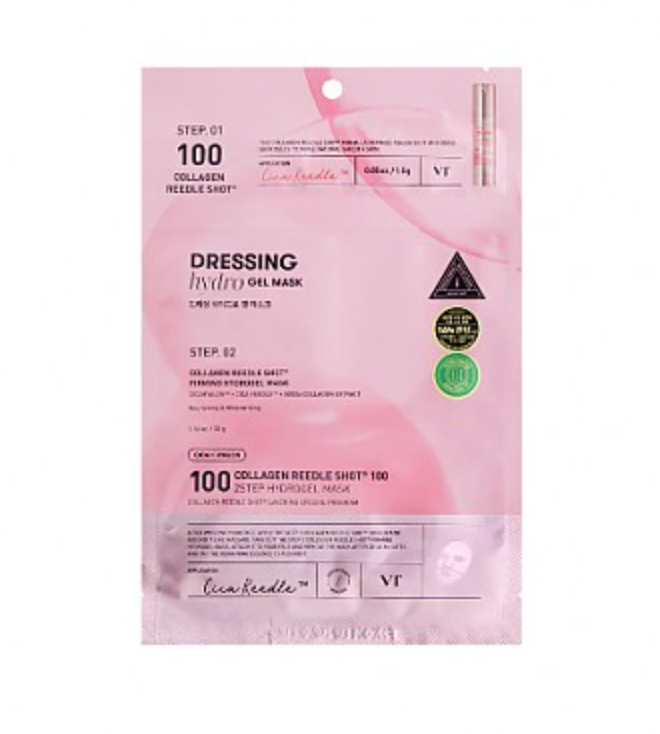 Vt 100 collagen Reedle Shot 100 2 Step Hydrogel Mask