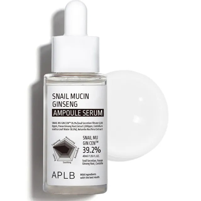 APLB Snail Mucin Ginseng Ampoule Serum