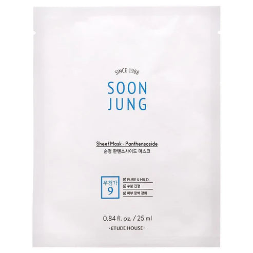 Etude Soon Jung Sheet Mask Panthensoside