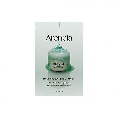 Arencia Holy Hyssop Sheet Mask Glow & Moisturizing