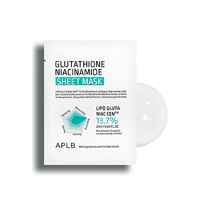 APBL Glutathione Niacinamide Sheet Mask