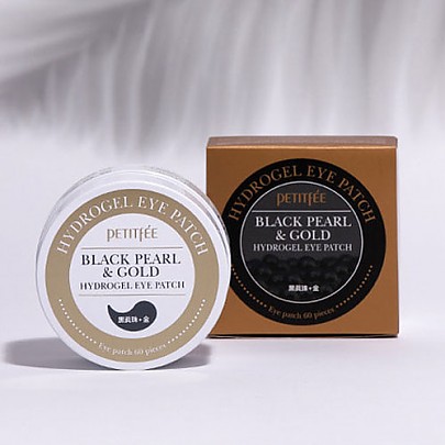 [Petitfee] Black Pearl& Gold Hydrogel Eye Patch 60 Sheet (Included High Level Of Amino Acids and Minerals)