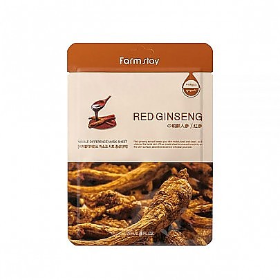 Farmstay Visible Difference Mask Sheet Red Ginseng