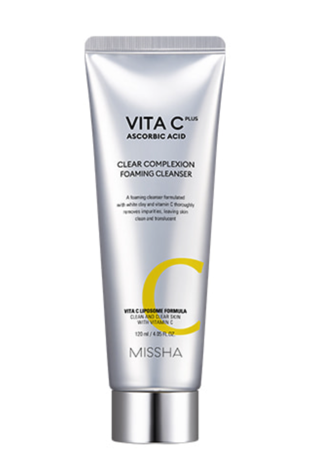 Missha Vita C plus Ascorbic Acid Clear Complexion Foaming Cleanser
