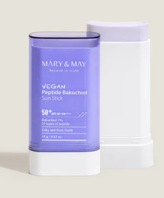 Mary & May Vegan Peptide Bakuchiol Sun Stick SPF 50+/PA++++