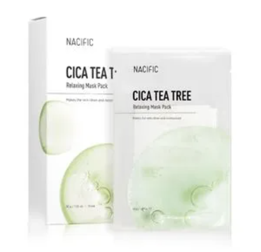 Nacific Cica Tea Tree Relaxing Mask Pack