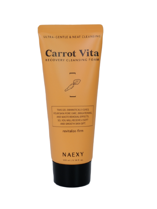 Naexy Carrot Vita Recovery Cleansing Foam